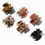 Mixed Mini Boho Hair Claws - 6 Pack,
