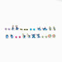 Disney Stitch Claire&#39;s Exclusive Summer Stud Earring Set - 12 Pack,