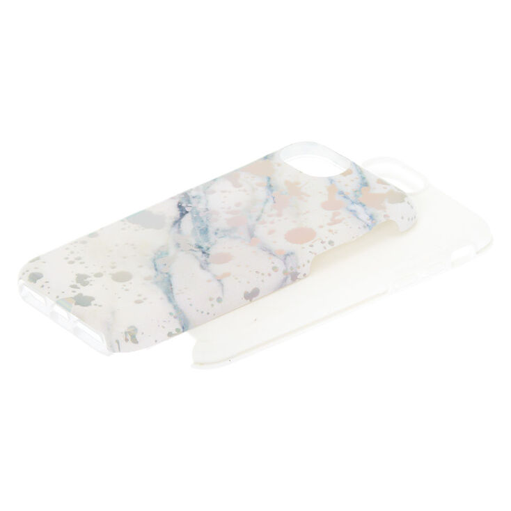 Coque de protection pour portable &eacute;claboussure de peinture effet marbr&eacute; - Compatible avec iPhone 6/7/8,