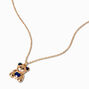Collier &agrave; pendentif d&#39;humeur ourson couleur dor&eacute;e,