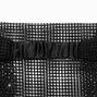 Black Diamante Mesh Head Scarf,