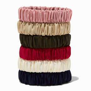 Neutral Silky Hair Ties - 6 Pack,
