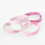 Mixed Pink Sport Grip Hair Ties - 5 Pack,