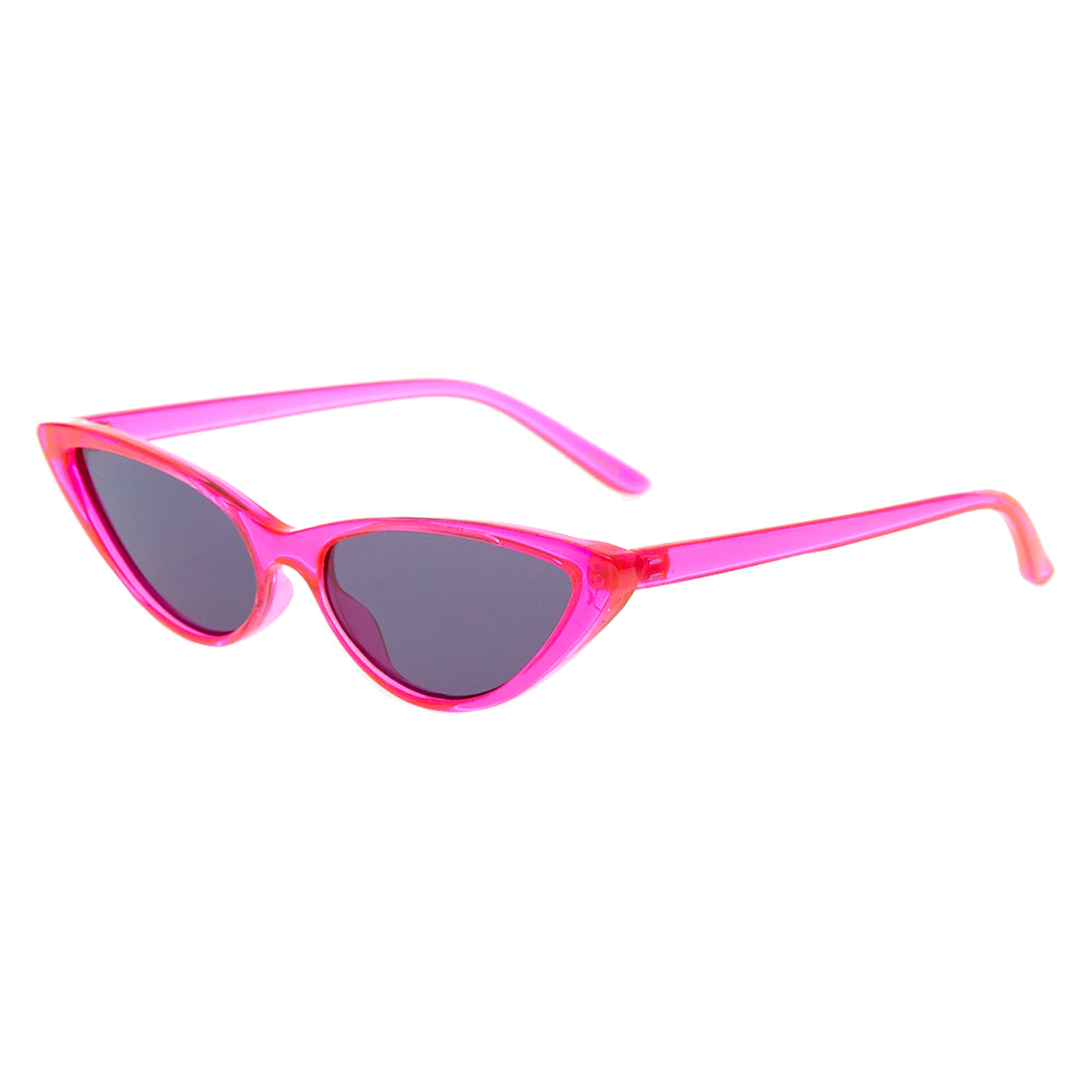 Neon Cat Eye Sunglasses - Pink