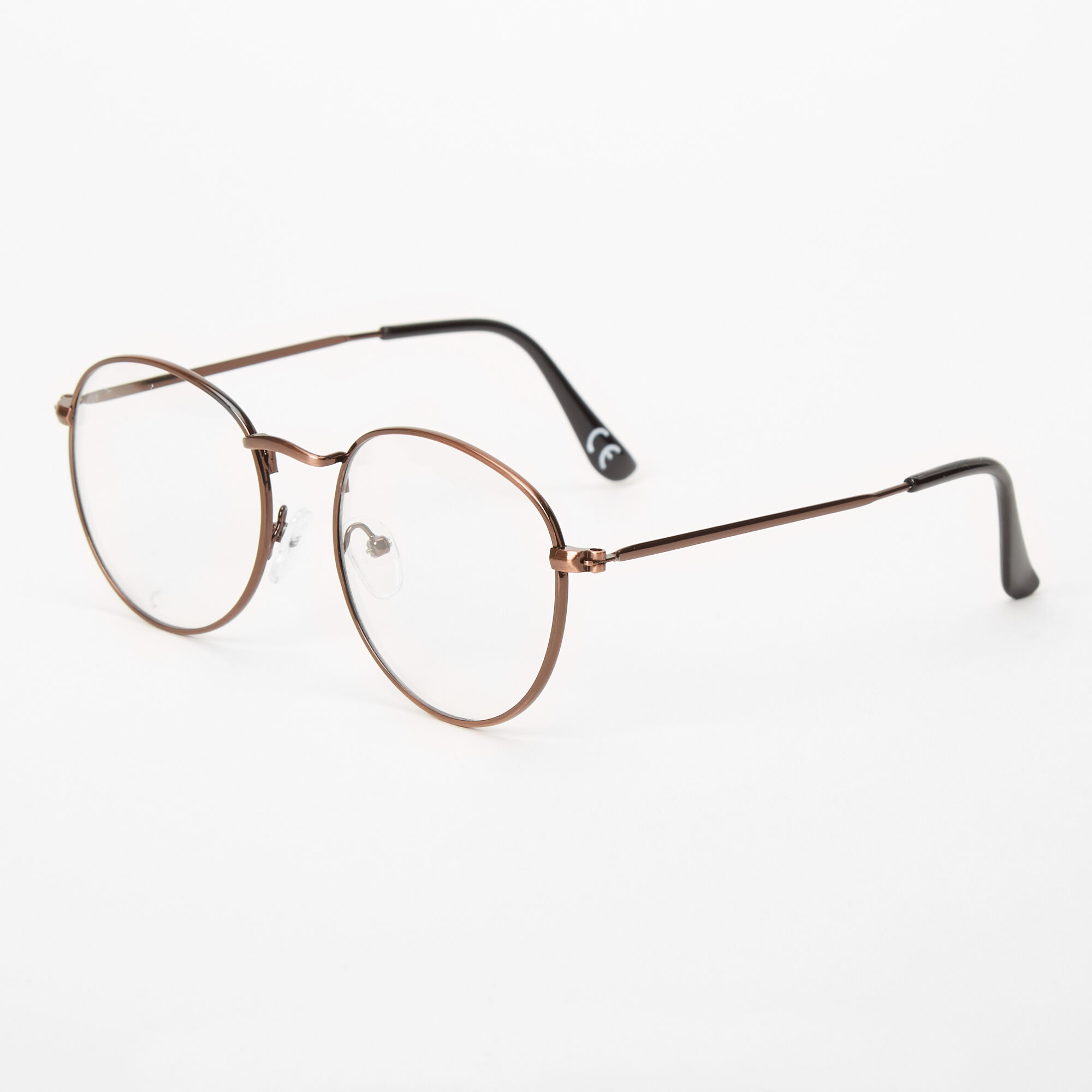 Lunette ronde transparente outlet