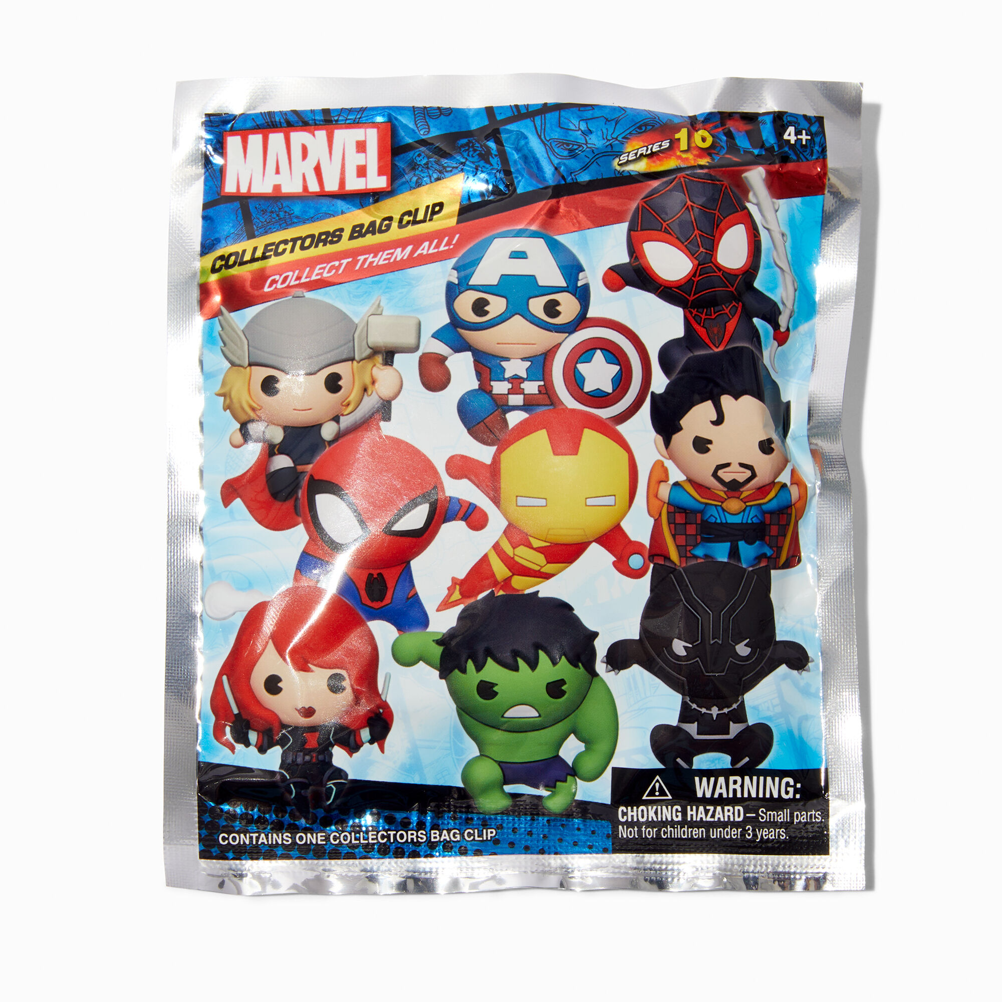 View Claires Marvel Series 10 Collectors Bag Clip Blind Styles Vary information