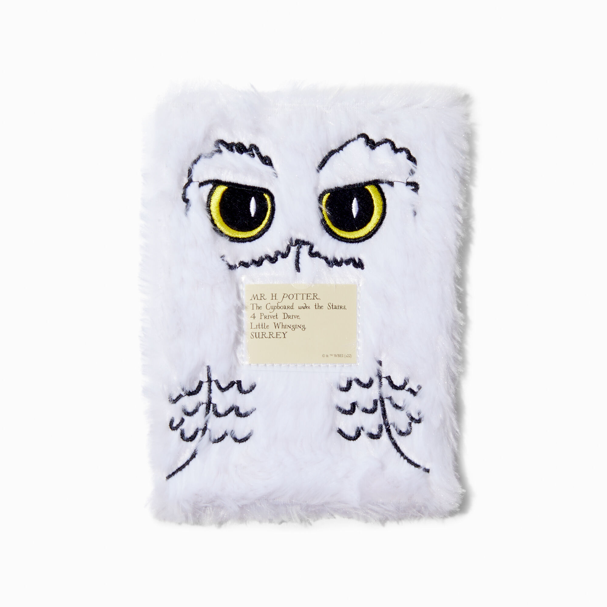 View Claires Harry Potter Hedwig Soft A5 Notebook White information