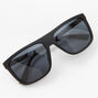 Matte Black Retro Sunglasses,