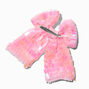 Claire&#39;s Club Pink Square Sequin Hair Bow Clip,