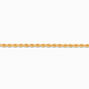 C LUXE by Claire&#39;s 18k Yellow Gold Plated Woven Rope Chain Anklet,