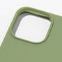 Coque de portable en silicone vert sauge uni - Compatible avec iPhone&reg;&nbsp;13 Pro,