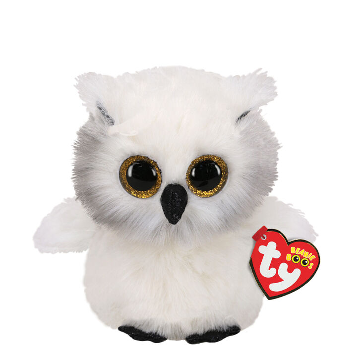 Ty&reg; Beanie Boo Austin the Owl Soft Toy,