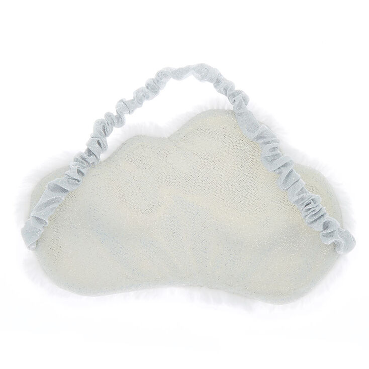 Furry Sleeping Mask &amp; Makeup Bag Set - Purple, 2 Pack,