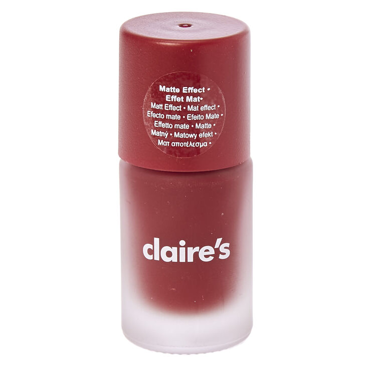 Matte Nail Polish - Dark Red,