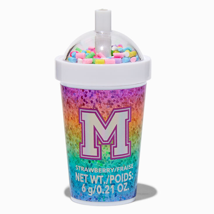 Initial Shaker Cup Flavored Lip Balm - M,