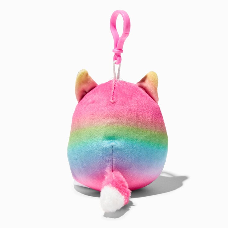 Squishmallows&trade; 3.5&quot; Colorful Plush Bag Clip - Styles Vary,
