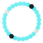 Glow In The Dark Fortune Stretch Bracelet - Blue,