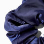 Navy Silky Giant Hair Scrunchie,