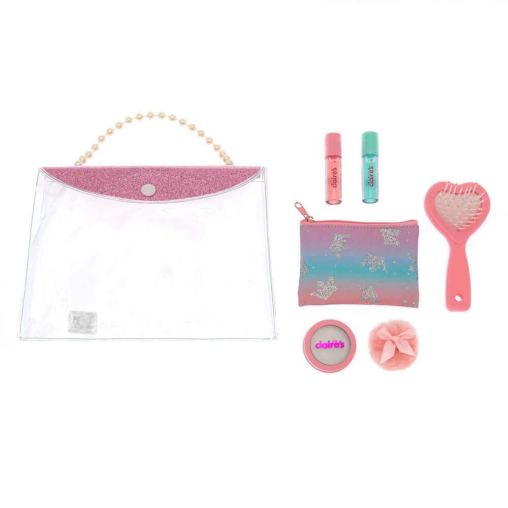 Claire's Club Beauty Bag Set - Pink,