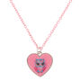Claire&#39;s Club Holographic Heart Necklace,
