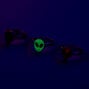 Best Friends Silver Glow In The Dark Alien Rings - 3 Pack,