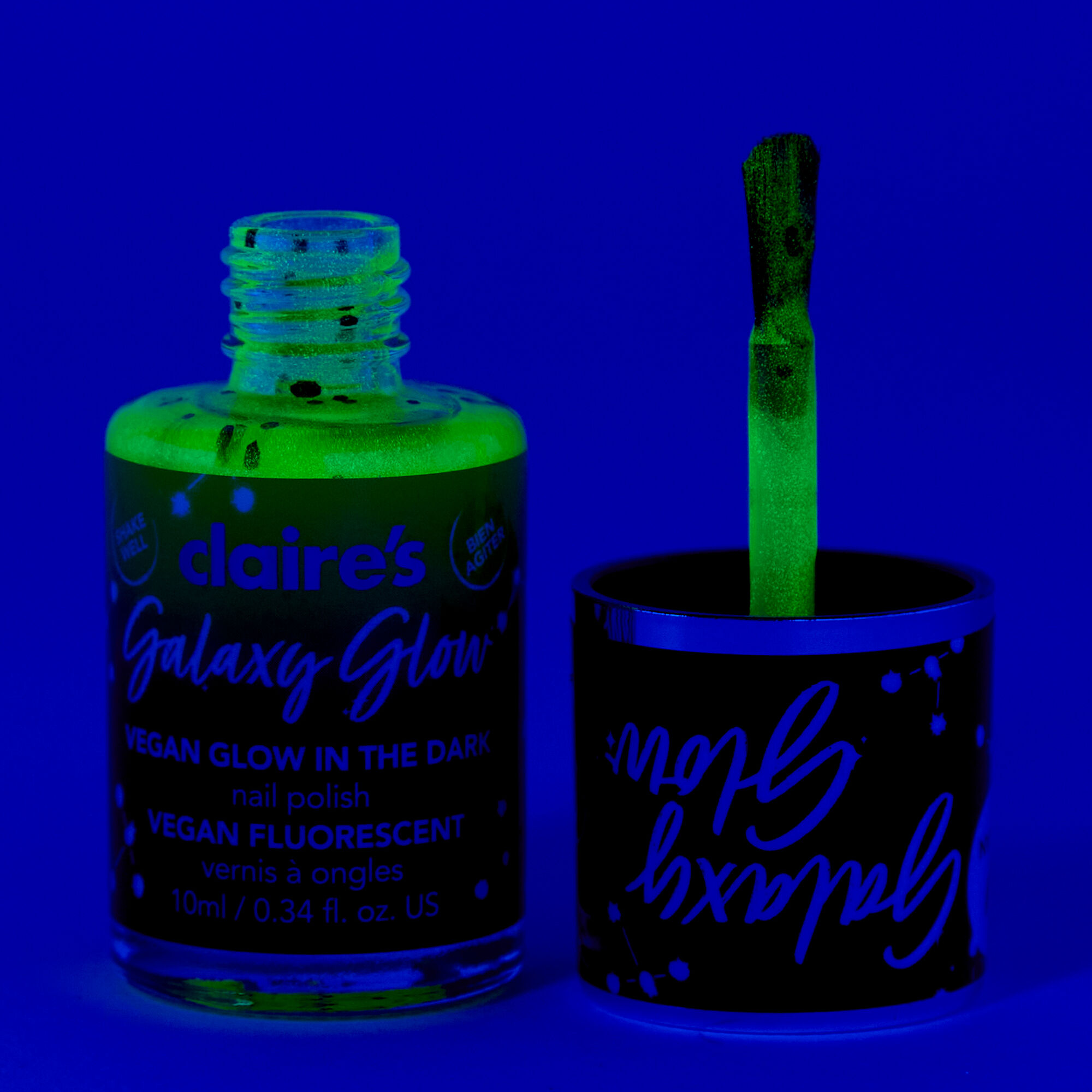 Glow and the deals dark nail polish