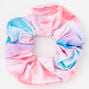 Blue &amp; Purple Marble Print Hair Scrunchie,