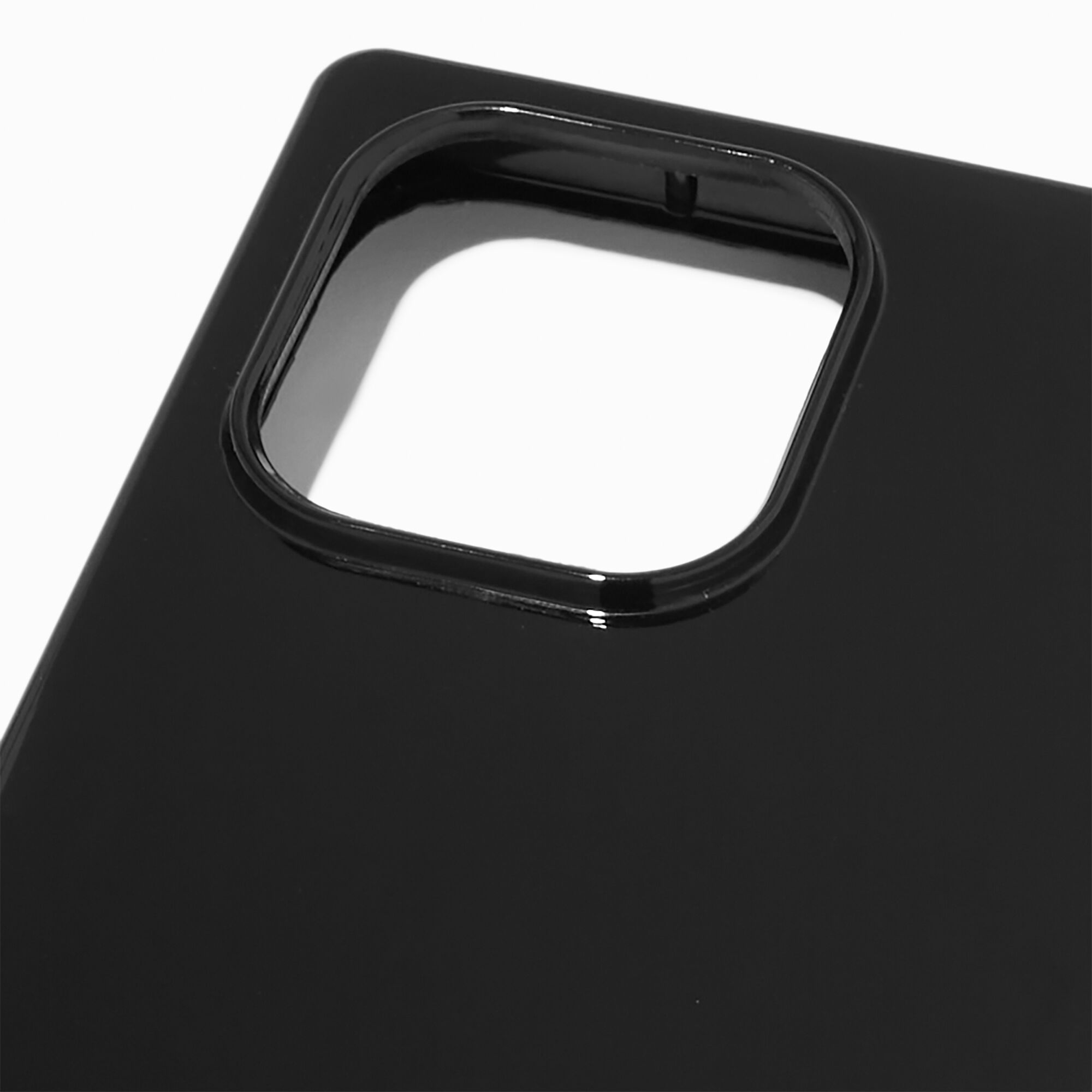 Shiny Black Protective Phone Case - Fits iPhone® 13 Pro,