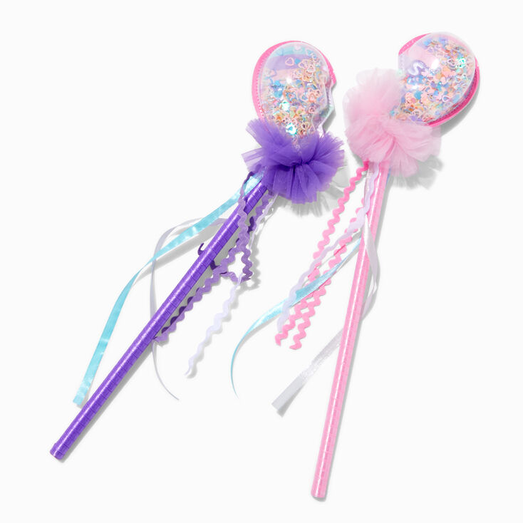 Claire&#39;s Club Best Friends Shaker Split Heart Wands - 2 Pack,