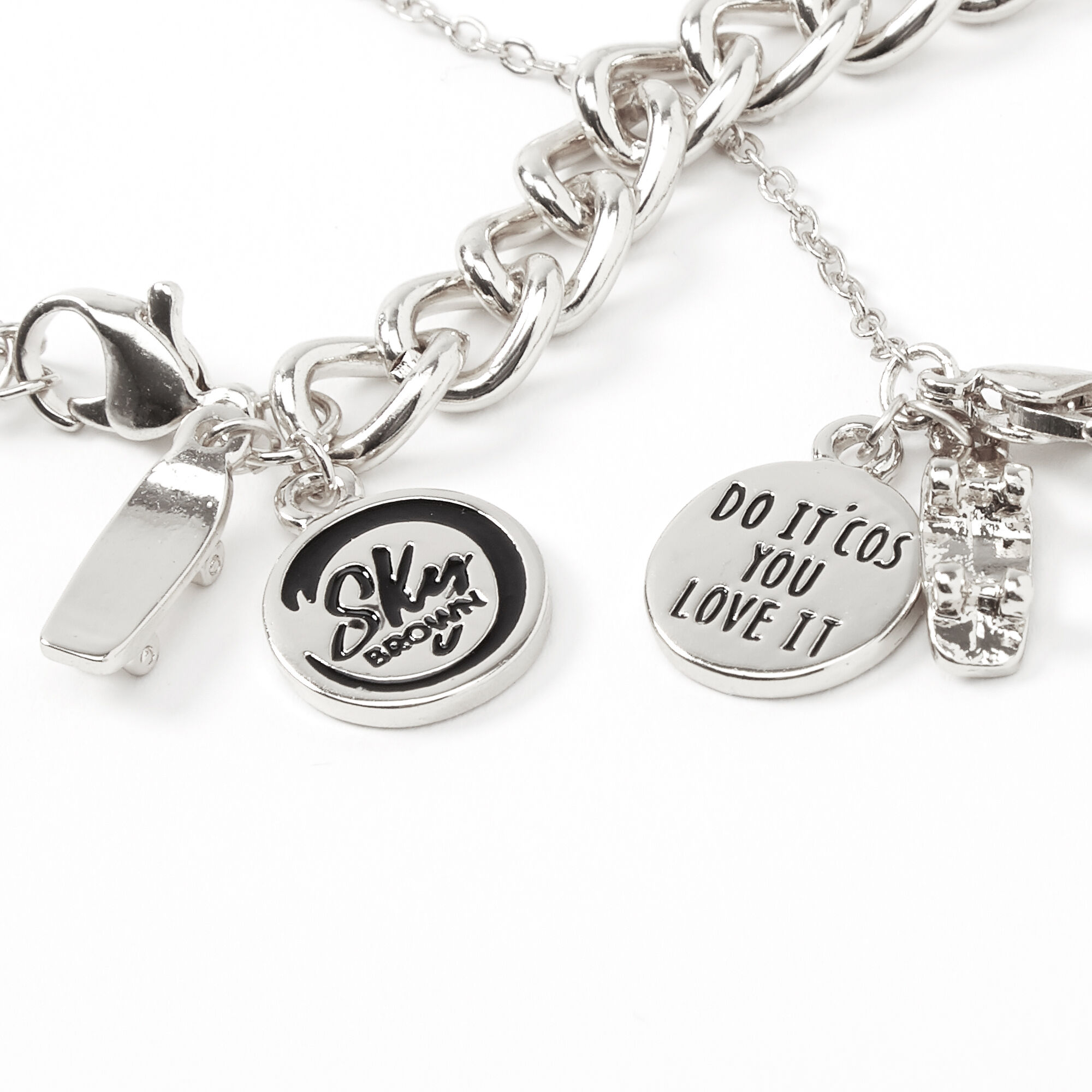 Sky Brown™ Silver Chain Choker Necklaces - 2 Pack,