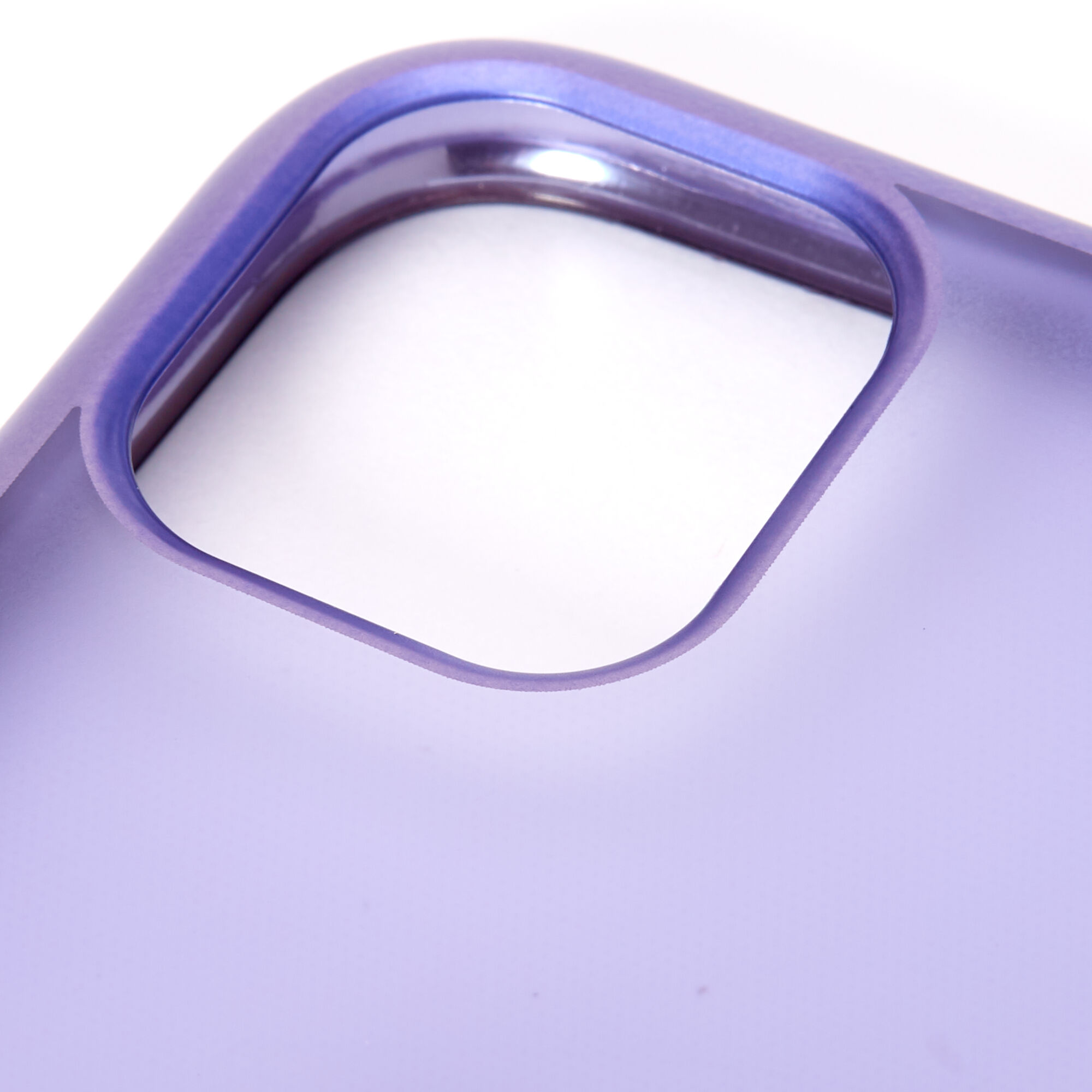 Coque de portable cœur effet givré lavande - Compatible avec iPhone 11,