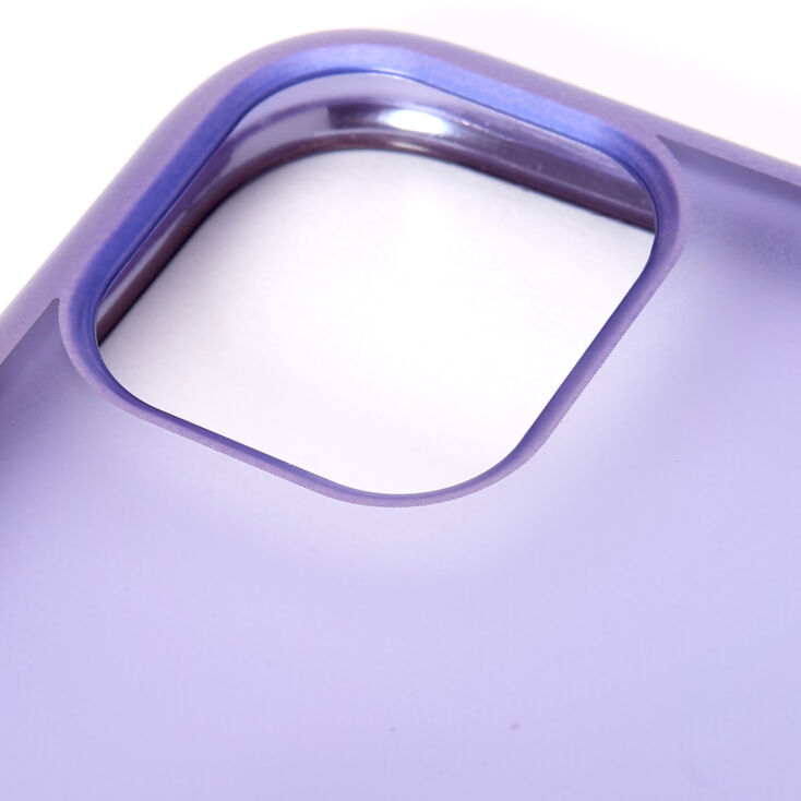Coque de portable c&oelig;ur effet givr&eacute; lavande - Compatible avec iPhone 11,