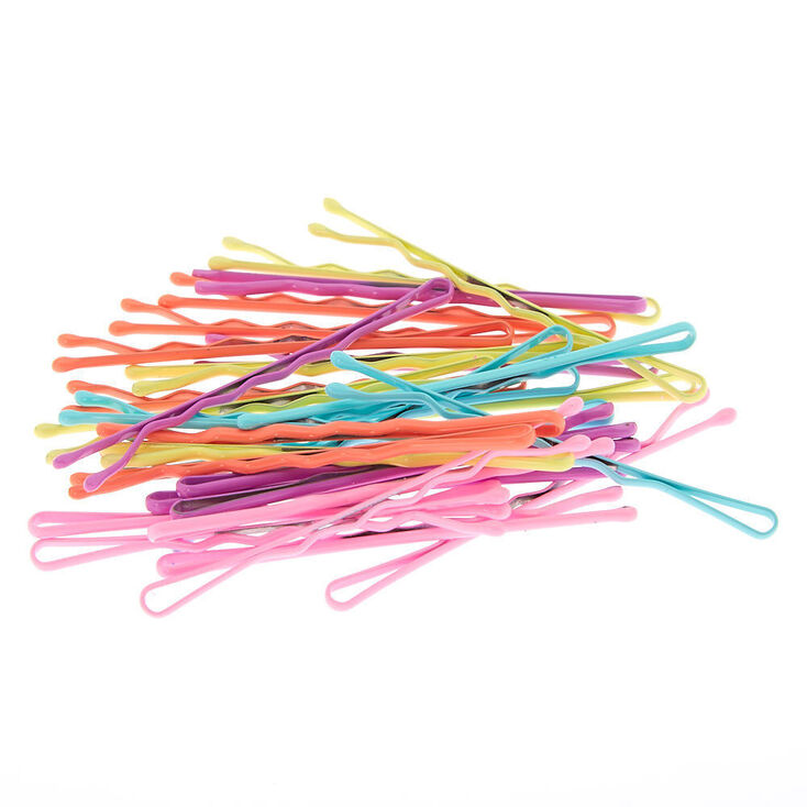 Pastel Rainbow Bobby Pins - 30 Pack,