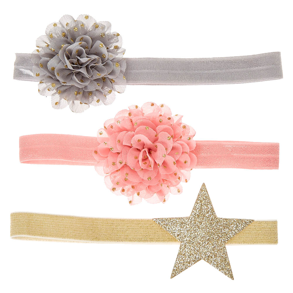 Claire's Club Floral Headwraps - 3 Pack,