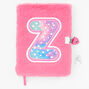 Bejeweled Initial Fuzzy Lock Diary - Z,