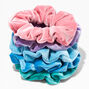 Blue Mixed Velvet Hair Scrunchies &#40;5 Pack&#41;,