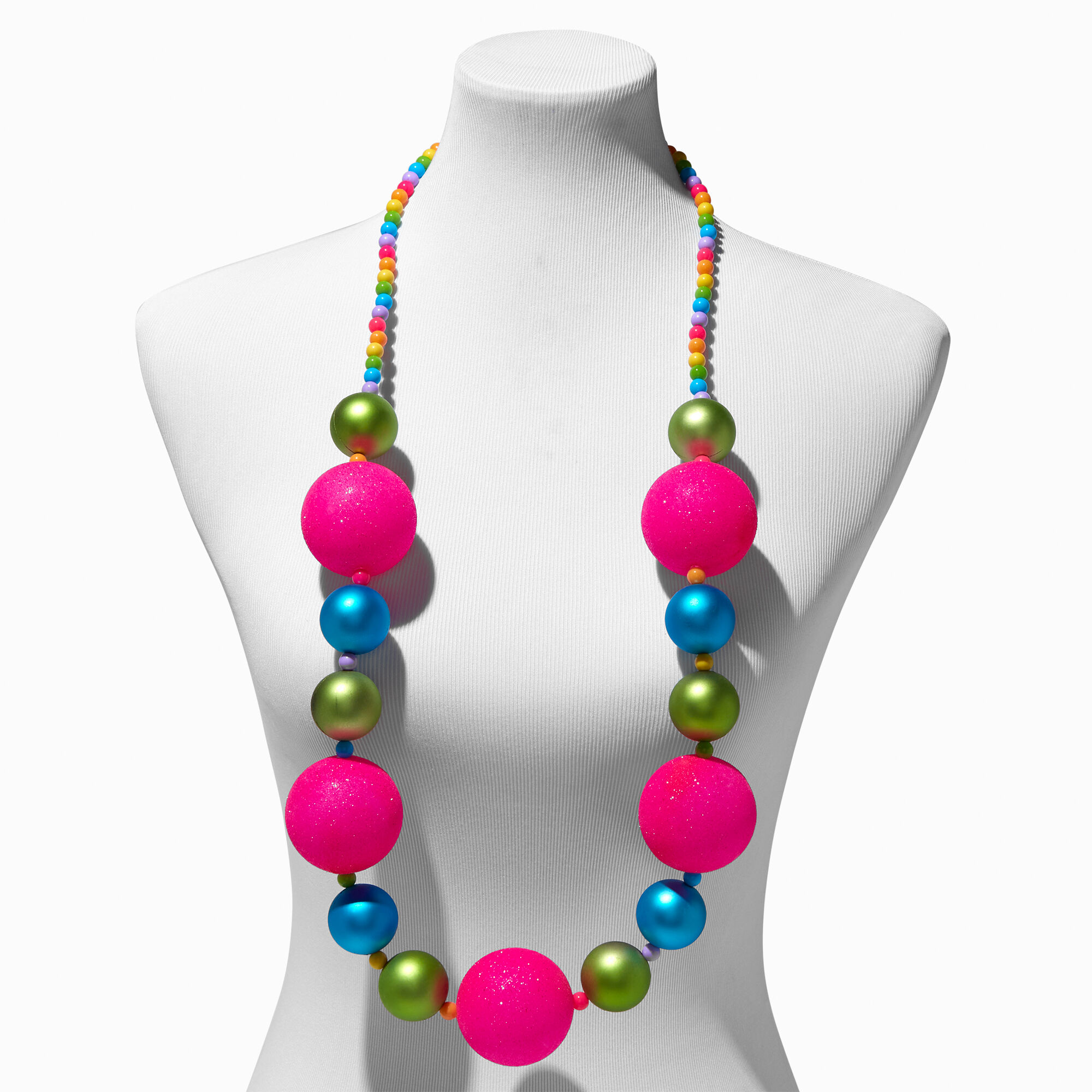 Multicolour Big Bauble Necklace,