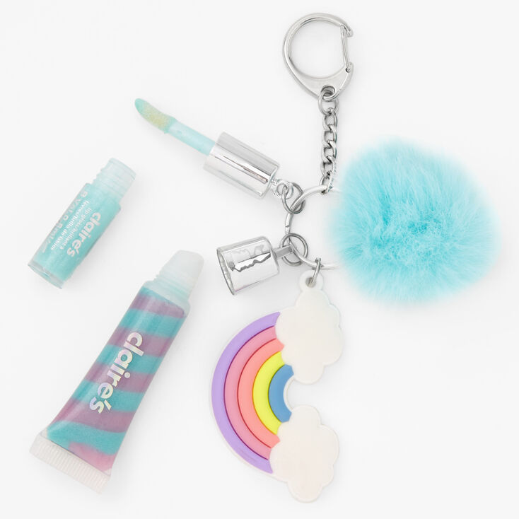 Rainbow Lip Gloss Keychain,