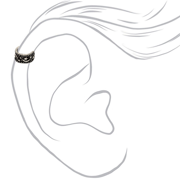 Silver Celestial Ear Cuff,