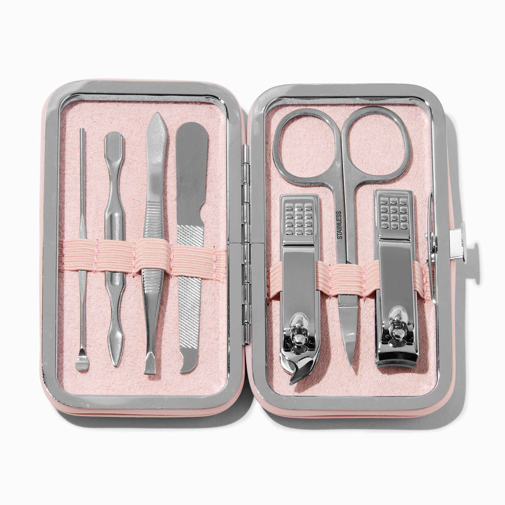 View Claires Holographic Manicure Kit Pink information