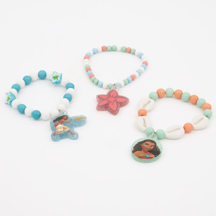 &copy;Disney Princess Moana Charm Stretch Bracelets- 3 Pack,