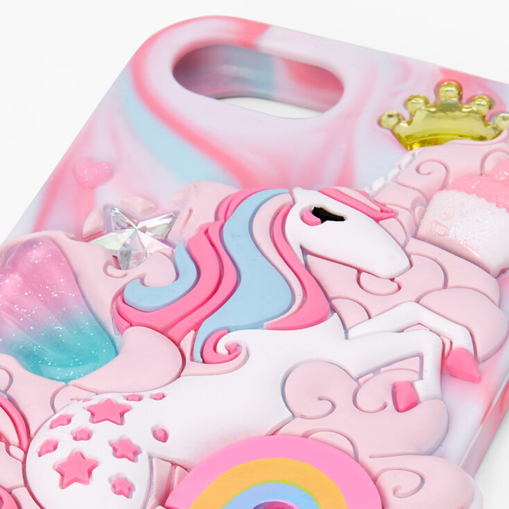 Silicone Pink Dessert Unicorn Phone Case - Fits iPhone&reg; 6/7/8/SE,