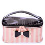 Paris Polka Dot &amp; Striped Cosmetic Bag,