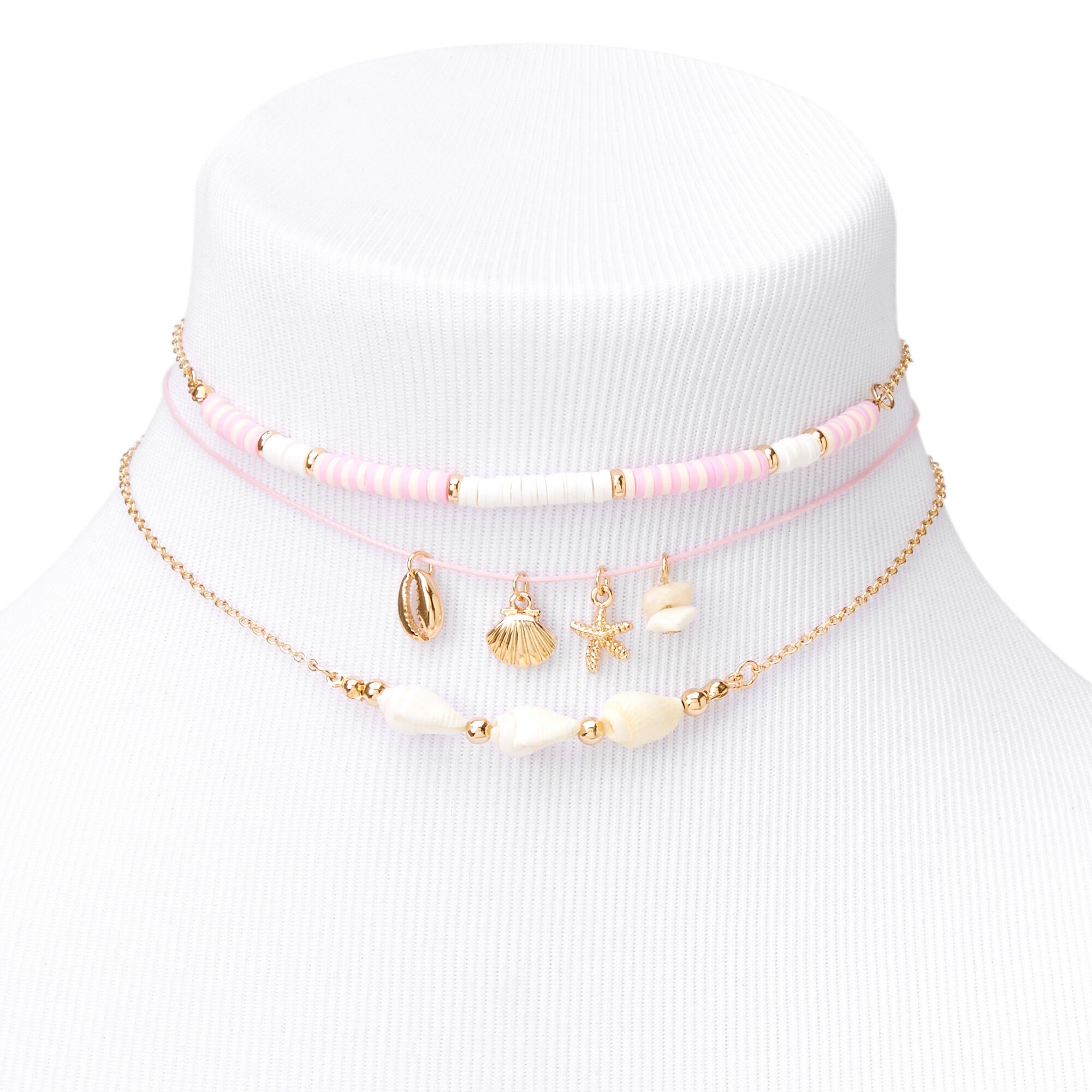 Seashell necklace clearance claire's
