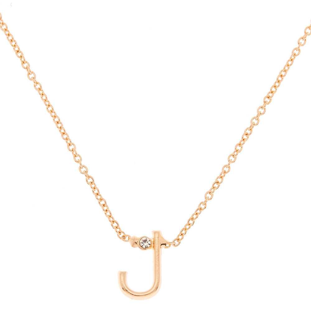 Claire's sales initial necklace