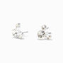 Disney Minnie Mouse Birthstone Sterling Silver Stud Earrings - April,