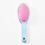 Initial Paddle Hair Brush - Blue, A,