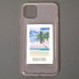 Clear Glitter Instax Mini Pocket Protective Phone Case - Fits iPhone 11,