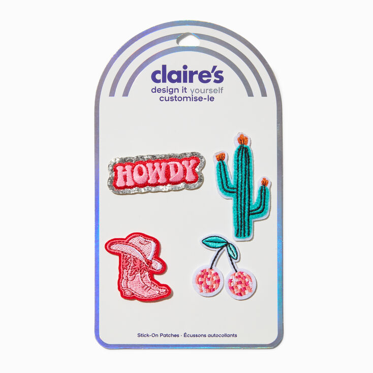 DIY Western Stick-On Patches - 4 Pack,