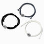 Best Friends Disc Woven Adjustable Cord Bracelets - 3 Pack,